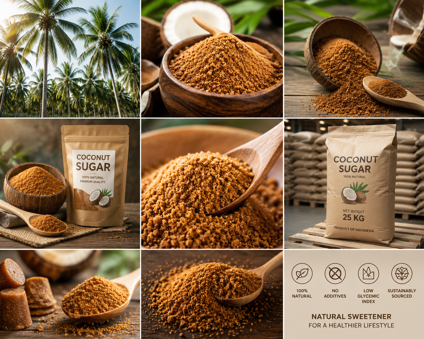 Indonesian Coconut Sugar Product