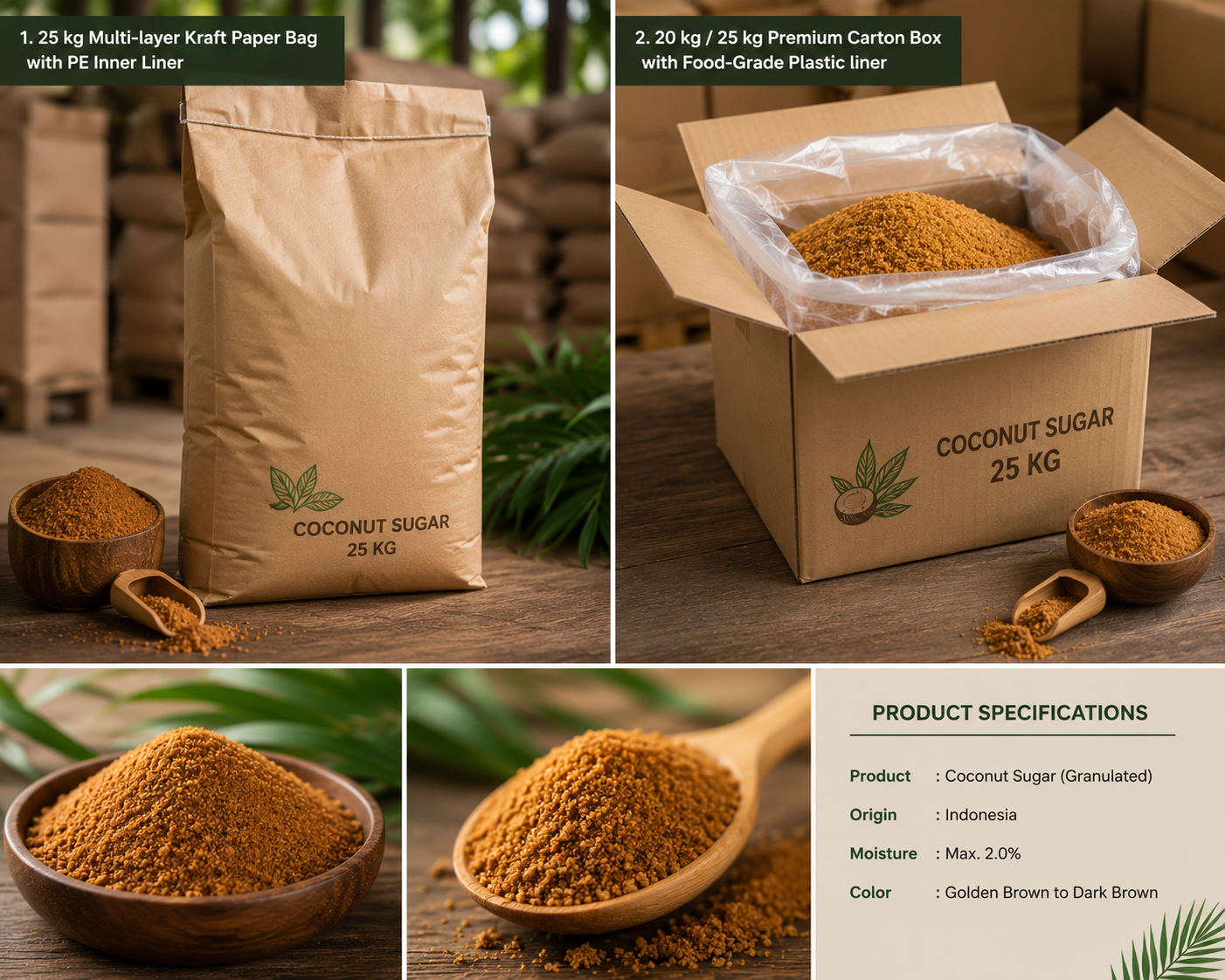 Coconut Sugar Packaging